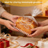 LESIBAG 11'x14'' Reusable Plastic Bread Bags for Homemade Bread - Clear Bakery Bag with Twist Tie Closure Reduces