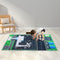 JIFEIFAN 47''/63'' Kids Bedroom Carpet Kids Rug for Playroom, Creative Airport Fun Rug,