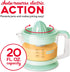 DASH Citrus Juicer, Dual Citrus Cones, 20 fl. oz. Capacity, 25 Watts