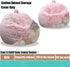 Kisoy Fluffy Stuffed Animal Storage Bean Bag Chair Cover (No Filler), Faux Fur Comfy Bean Bag Cover for Organizing