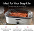 PanSaver Cooking Liners - Disposable Electric Roasting Pan Liners for Instant Cleanup, Foil, 2 Count