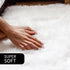 Small 2x3 Faux Fur Rug, White Fluffy Mat for Bedroom, Kids Bedroom Decor