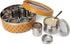 9 1 9 (2.5 22.5cm) dudki in Herbs & Spice | Stainless Steel Handcrafted Spice Box | Masala dabba See through Lid|
