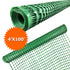 4'x100' 1 100FT Ashman Plastic Mesh Fence, Construction Barrier Netting, Green, Feet, Roll, Garden Fencing, Fences