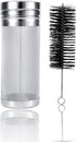 Beer Dry Hopper Filter, 300 Micro Mesh Stainless Steel Beer Hop Strainer with Cleaning Brush for Homebrew, Wine, Coffee