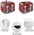 Kitchen Chef Gnomes Toaster Cover 2 Slice, Small Kitchen Appliance Covers, Rustic Red Checkered Dessert Toaster Oven Cover with Loop, Bread Machine Cover Polyester Dust Cover Protection