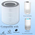 VK-6067B Replacement Filter for Vremi and HOKEKI Air Purifiers, H13 True HEPA and Activated Carbon Filters, 2 Pack