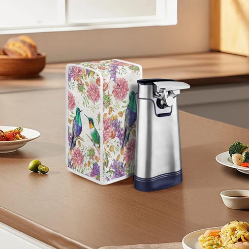 Electric Can Opener Dust Cover, Anti Fingerprint Polyester Dust Proof, Stain Resistant Cover with Elastic Fabric for