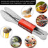 6 Pack Stainless Steel Buffet Tongs, 7-Inch Serving Tongs, Serving Utensils