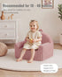 Blissful Diary Toddler Chair, Snuggly Soft Kids Sofa Chair, Supportive Toddler Couch for Girls and Boys, Kids Furniture