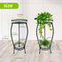 Stands,2 27.1 inch Plant Stand for Indoor Outdoor,Tall Black Metal Rustproof Stable Plant Tier Multiple Corner Display