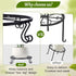 Aivkoif 1/2/4 Pack 10/12 Inch (10IN2PCS) Heavy Duty Iron Plant Stands - Rustproof Metal Flower Pot Holder for Indoor