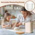 3.6 Set 2, ComSaf Qt Glass Food Storage Containers of Large Storage Containers with Lids, Square Glass Jars with Lids