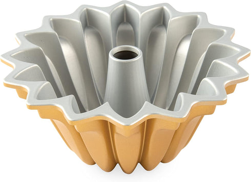 Nordic Ware Gold Lotus Bundt Pan, 5 Cup Capacity
