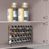 SWOMMOLY 32 396 Set, Countertop, Spice Rack Organizer with Glass Spice Jars, Spice Labels, Chalk Marker and Funnel