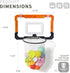 QPJ Baby Bath Toy Storage Organizer, Large Opening Mesh Bathtub Toy Storage for Tub, Bath Toy Holder for Quick Release