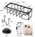4-in-1 TAILI Sponge Holder for Kitchen Sink with Strong Suction Cup Removable, Rustproof Stainless Steel Sink Caddy