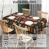 Beabes 52x70 Inch Tablecloth Bookshelf, Library Bookshelves Books Rectangular Table Cover Kitchen Table Cloth