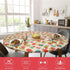 Covers For The Home Deluxe Elastic Edged Flannel Backed Vinyl Fitted Table Cover - Garden to Table Pattern