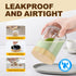 qiaomifeng 2 Pack 16oz Glass Jars with Bamboo Lids, Overnight Oats Containers with Airtight Lids, Storage Containers