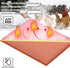 11.7" 15.6" Chicken Heating Pad Baby Chicks Heater Mat Temperature and Timer Adjustable Led Display Chicken Warming