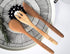 Reusable Bamboo Travel Utensils with rePETe Carrying Case & Carabiner Clip, Eco Friendly (Pack of 2)