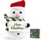 Merry Christmas Crochet Gifts for Women Men, Xmas Handmade Snowman for Family