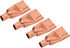 MECCANIXITY 2-Pack Refrigeration Capillary Tube Filters Liquid Separator 9.52mm to 3mm Flat Copper Fitting