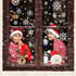 300 PCS Christmas Snowflake Window Cling Stickers, 8 Sheet Holiday Decals for Glass Decorations