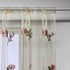 Luxury Embroidered Sheer Curtain for Living Room, 84 inch Length, Custom Elegant Luxurious Embroidery Drape (39x84 inch)