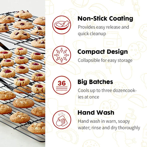 Cooling Racks: ShellKingdom Stainless Steel Non-Stick Baking Racks and Oven Safe Wire Cool Racks for Baking