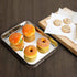 Baking Sheets Set of 2, Bastwe Stainless Steel Cookie Sheet Pan Tray, Size 10 x 8 x 1 inch, Non Toxic & Easy Clean,