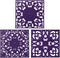 Smithcraft Silicone Trivets for Hot Pots and Pans, Square Hot Pads for Kitchen Counter, Multi Function Silicone Pot