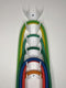 Multi-Functional Vertical Hooks, Made in The USA for Simple Organization (White)