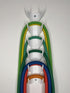 Multi-Functional Vertical Hooks, Made in The USA for Simple Organization (White)