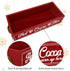 TURSTIN Christmas Hot Cocoa Bar Wood Storage Box Rustic Farmhouse Hot Cocoa Bar Accessories With Handle Decorative