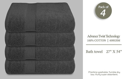 Set 4 (27 54) Softolle Luxury Bath Towels of x | Towels for Bathroom | Super Soft | Highly Absorbent Towels for Home