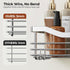 5 2 Pack Orimade Shower Caddy Basket Shelf with Hooks Adhesive Organizer Storage Rack Rust Resistant Wall Mounted