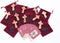 Zuluf Set of 10 Small Comfort Crosses - 2.5" (6cm) Wooden Pocket Prayer Stress Crosses for Hospital Gifts