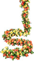 Miracliy 9Pcs 74FT Flower Garland, Artificial Rose Arch Vines for Wedding, Garden Tea Party Decoration