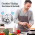 Mechanical Kitchen Timer, Stainless Steel Magnetic Timer with Loud Alarm for Cooking, 60 Minute Wind Up