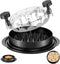 SoulLife Chicken Shredder Tool, 8 Inches Cooked Meat Shredder with Clear Lid, Ergonomic Design, Black