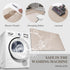 Diatomaceous Earth Bath Mat - Super Absorbent Non-Slip Fast Drying Shower Rug, Thin Bathroom Floor Mat, Machine