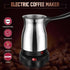 VBESTLIFE Electric Turkish Coffee Maker, 600ML Large Capacity, 5-6 Cup, Ergonomic Anti-Scald Handle, Stainless Steel