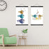 24 inch Wide Magnetic Poster Hanger Frame, 24x36 24x18 24x32 Wood Frame for Posters, Prints, and Artwork