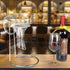 Wine Decanter Drying Stand with Rubber Coated Top, Includes Cleaning Brush & Beads for Standard Large Wine Decanters