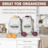 TOGETRUE Potato Onion Storage Bag, Washable Canvas Onion and Potato Storage Bag, Drawstring Garlic Onions Potatoes