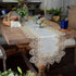 16 70 Inch) ARTABLE Lace Table Runners Rope Embroidery Dresser Scarf Retro Classic Pattern Flowers Natural Fabric