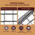 ORIVOGAS 19.5 19.5 0.8Mesh Heavy Duty Bird Netting for Chicken Coop, x ft HDPE Chicken Netting for Hawks