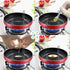 4 Pack Non Stick Stainless Steel Egg Maker, Cooking Rings Shaper for Pancakes and Sandwiches, Metal Handle